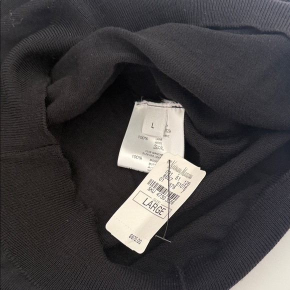 GIVENCHY Wool Knit Sweater With Lace Detail Sleeves | $875 Retail - Picture 5 of 6